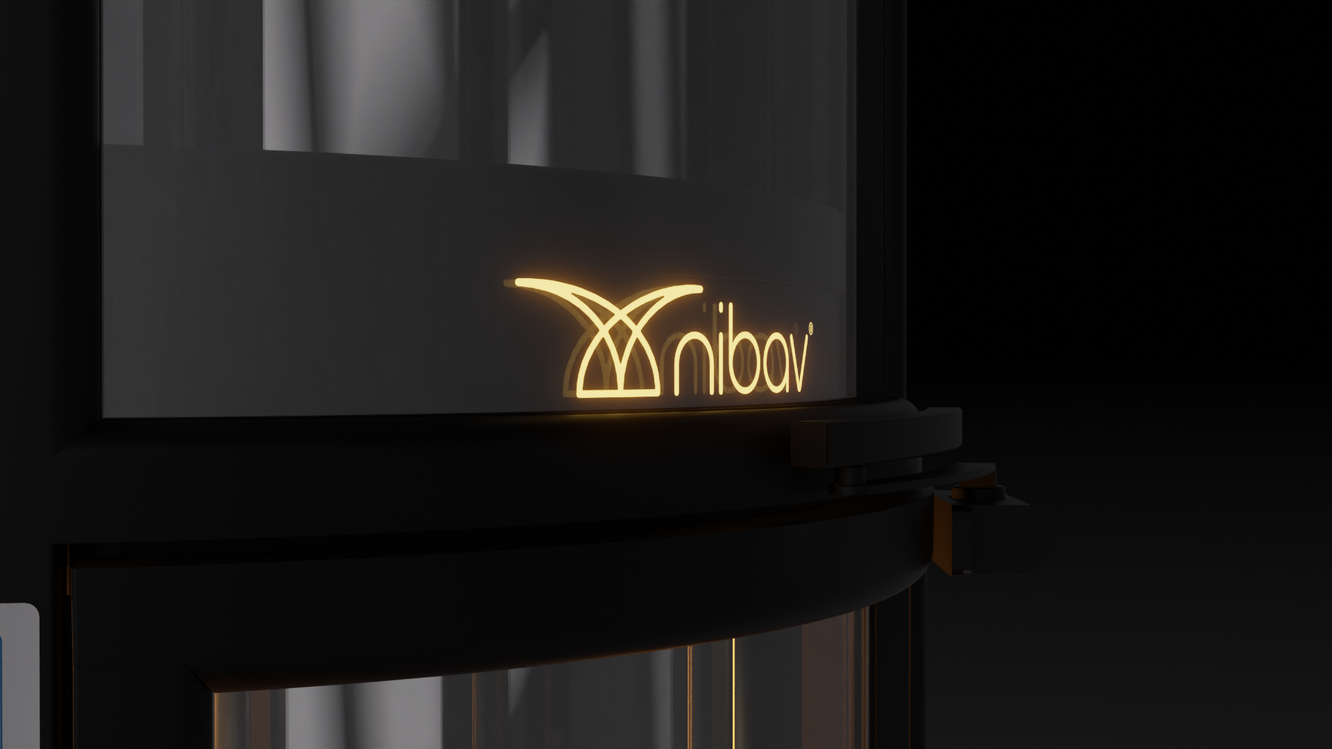 Laser Cut Exterior Logo Light
