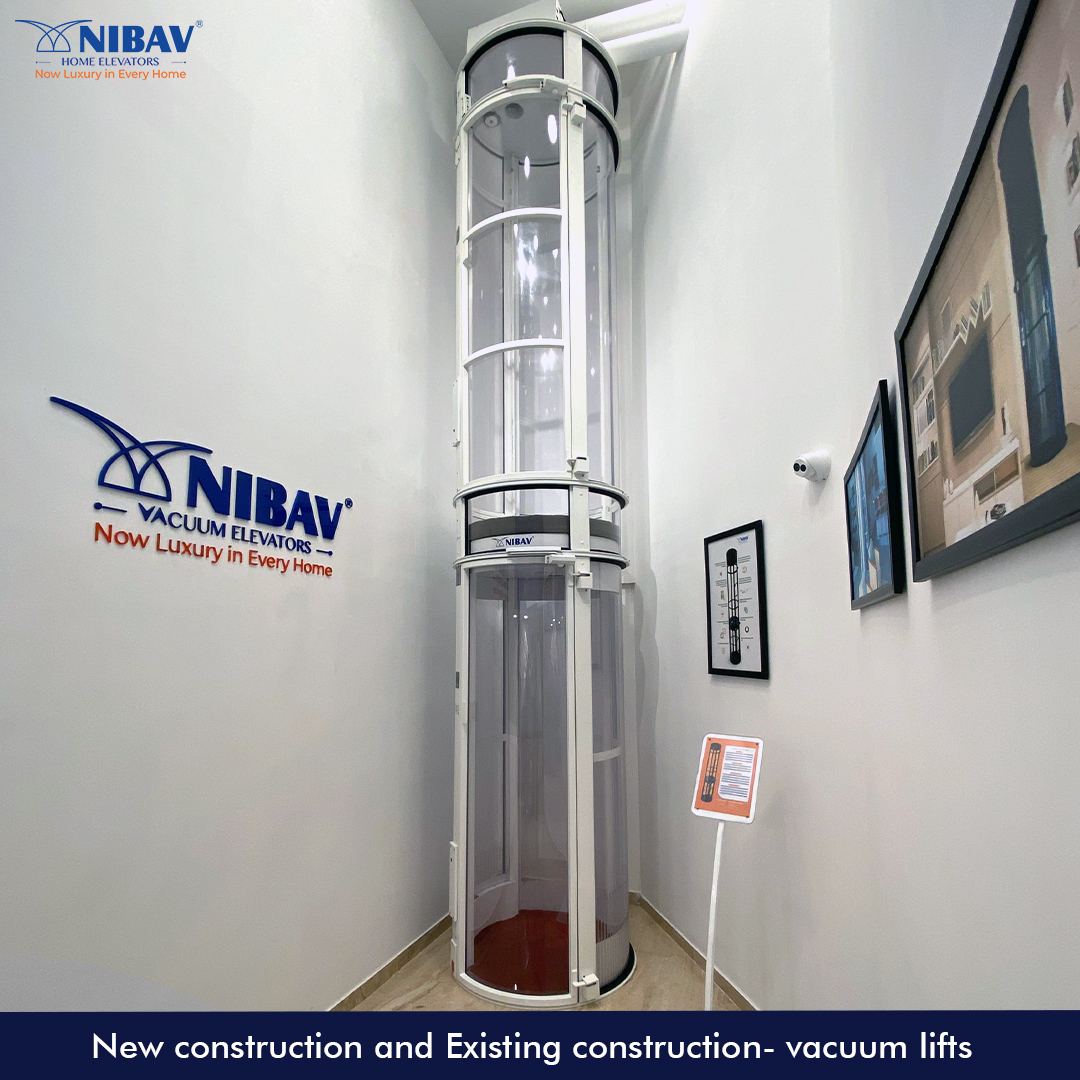 Vacuum lift in house | Nibav Lifts